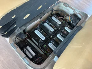 2006 E Z GO TXT Battery Electric 2 Passenger Golf Cart for Sale (Tan) (12)