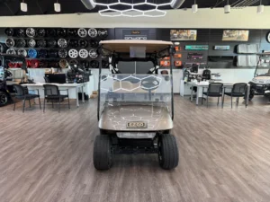 2006 E Z GO TXT Battery Electric 2 Passenger Golf Cart for Sale (Tan) (2)