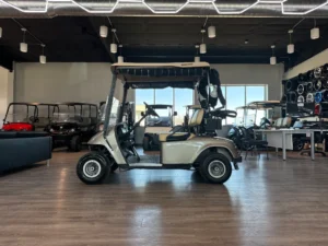 2006 E Z GO TXT Battery Electric 2 Passenger Golf Cart for Sale (Tan) (4)