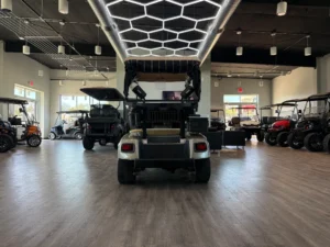 2006 E Z GO TXT Battery Electric 2 Passenger Golf Cart for Sale (Tan) (6)