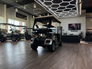 2006 E Z GO TXT Battery Electric 2 Passenger Golf Cart for Sale (Tan) (7)