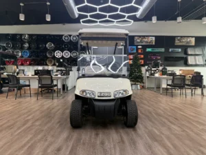 2011 E Z GO RXV 2+2 Battery Electric 4 Passenger Golf Cart for Sale (White) (2)