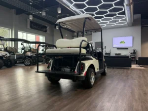 2011 E Z GO RXV 2+2 Battery Electric 4 Passenger Golf Cart for Sale (White) (7)