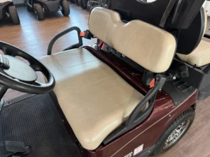 2012 E Z GO RXV 2+2 Battery Electric 4 Passenger Golf Cart for Sale (Maroon) (10)