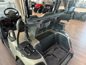 2012 E Z GO RXV Battery Electric Golf Cart for Sale (Tan) (4)