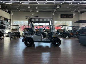 2012 E Z GO RXV Battery Electric Golf Cart for Sale (Tan) (7)