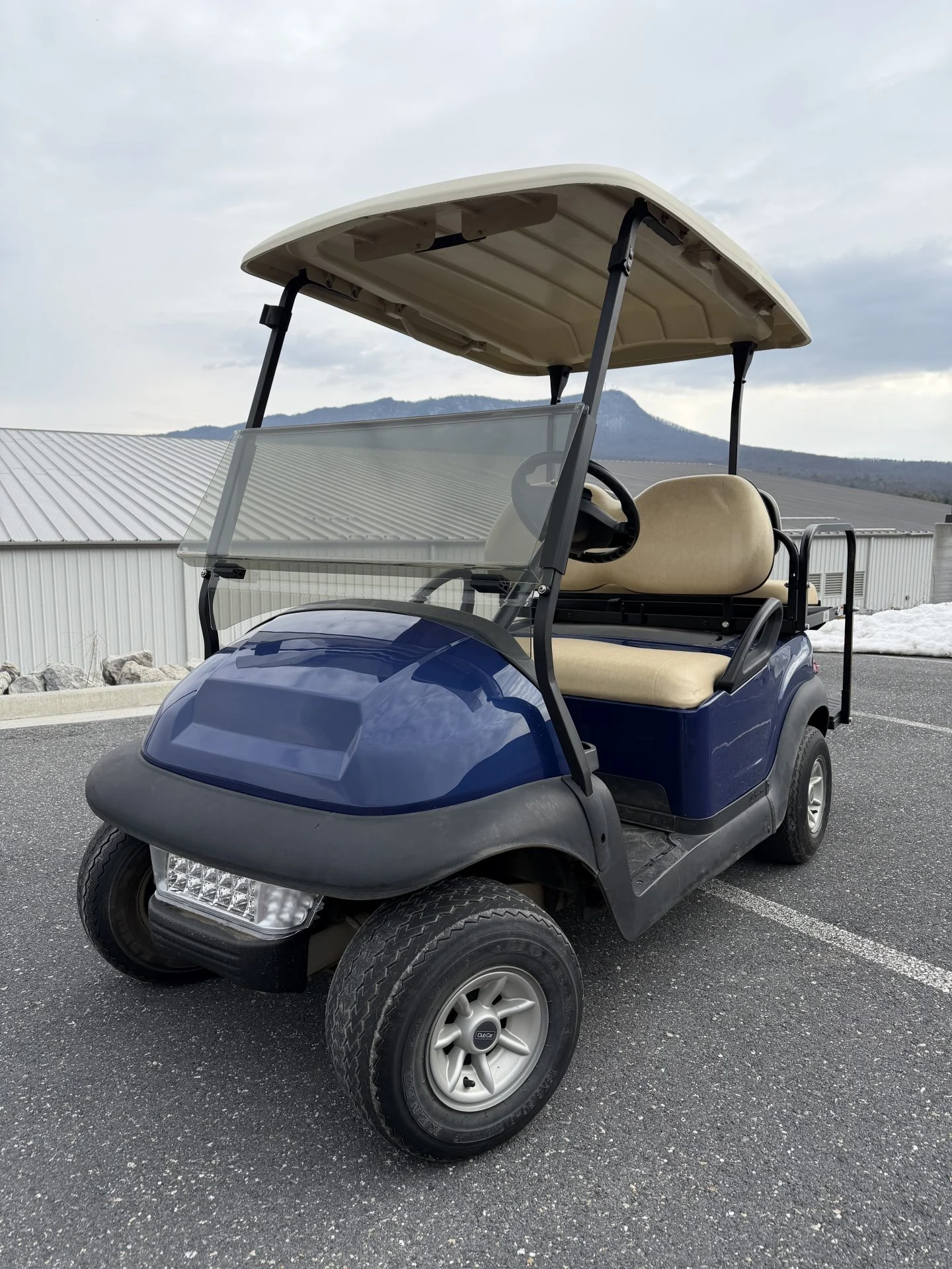 2014 Club Car Precedent Gas 4 Passenger Golf Cart for Sale (Blue) (1)