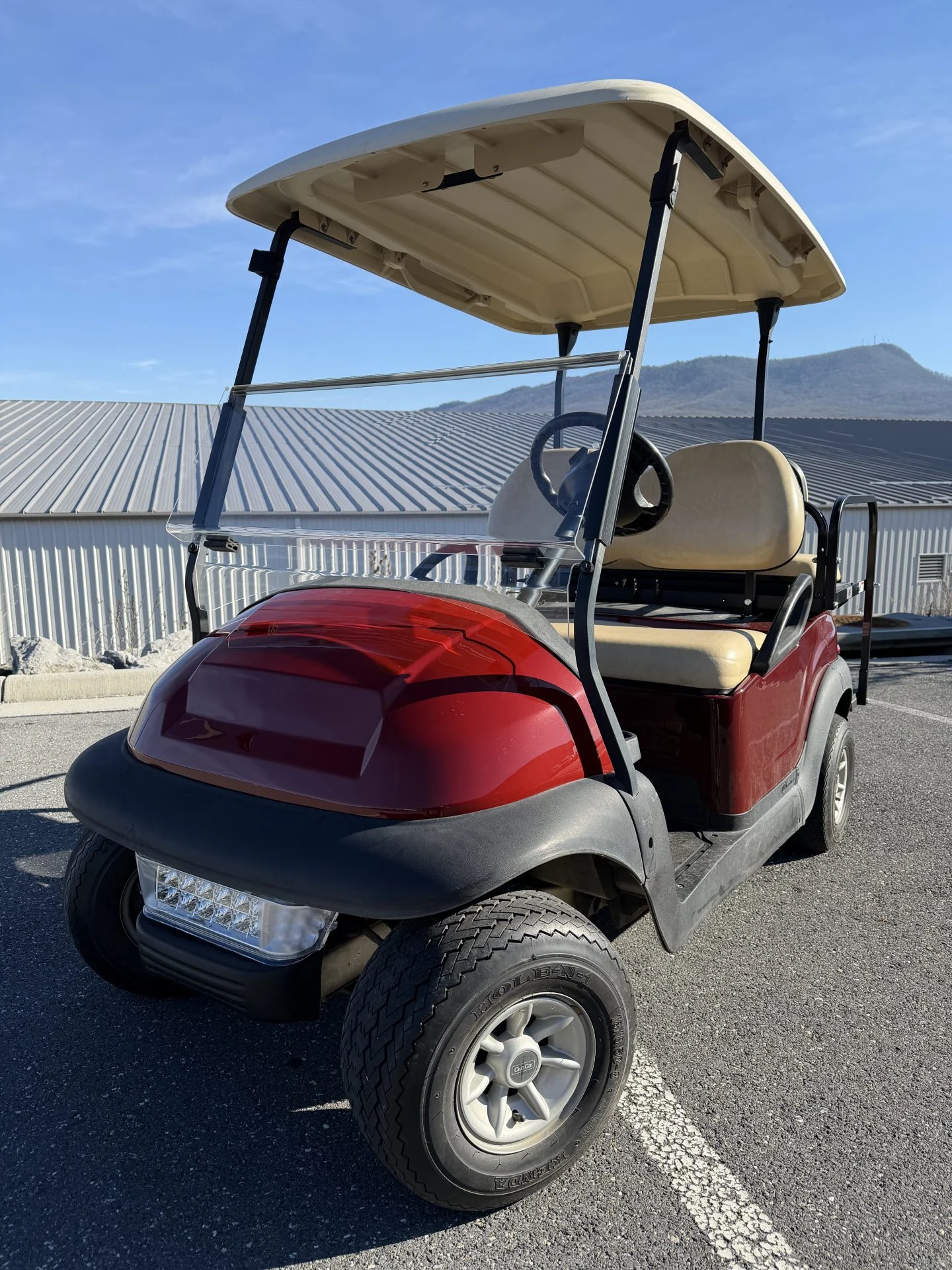2014 Club Car Precedent Gas 4 Passenger Golf Cart for Sale (Burgundy) (1)