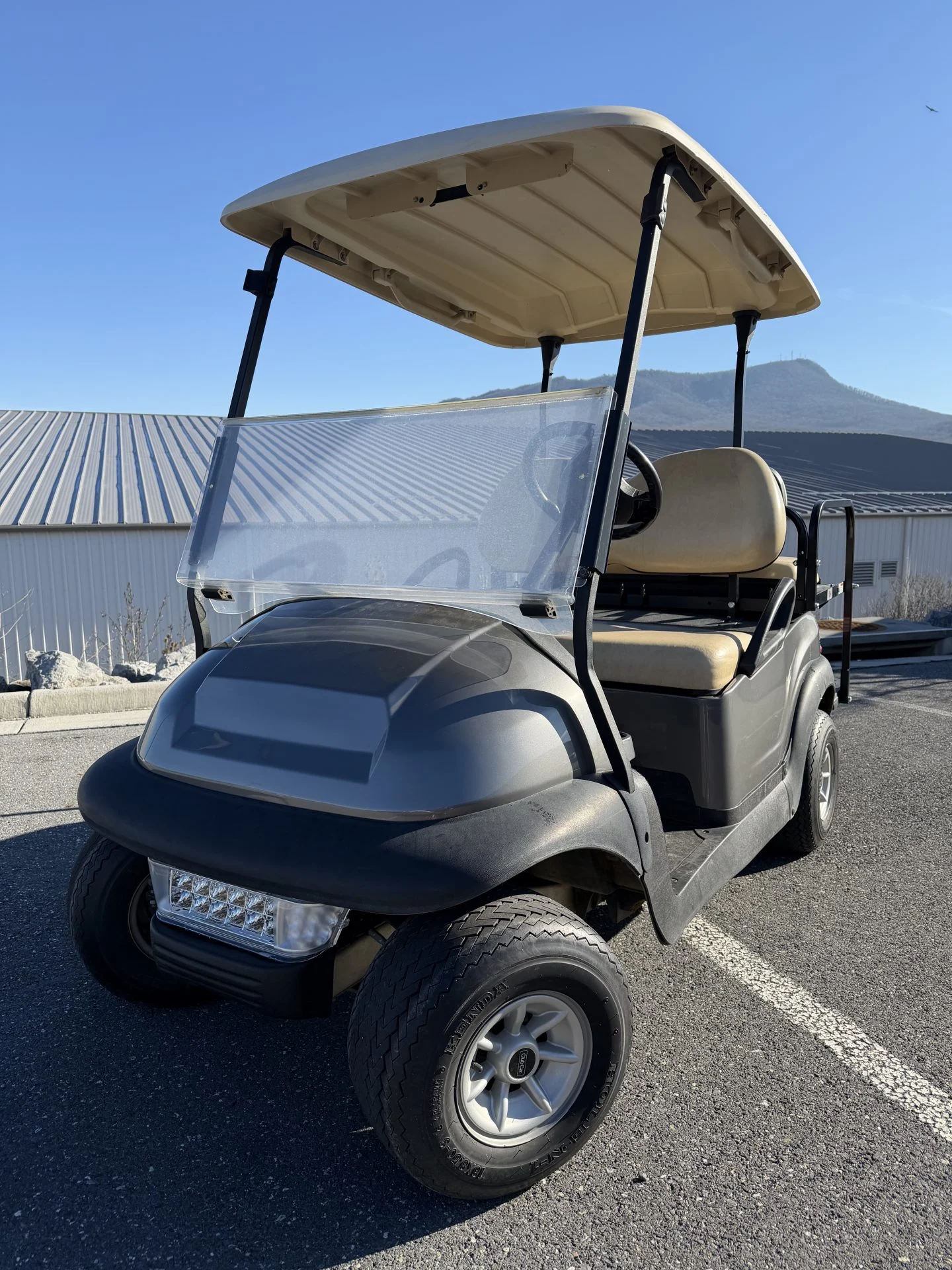 2014 Club Car Precedent Gas 4 Passenger Golf Cart for Sale (Grey) (1)