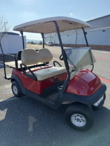2014 Club Car Precedent Gas 4 Passenger Golf Cart for Sale (Red) (5)