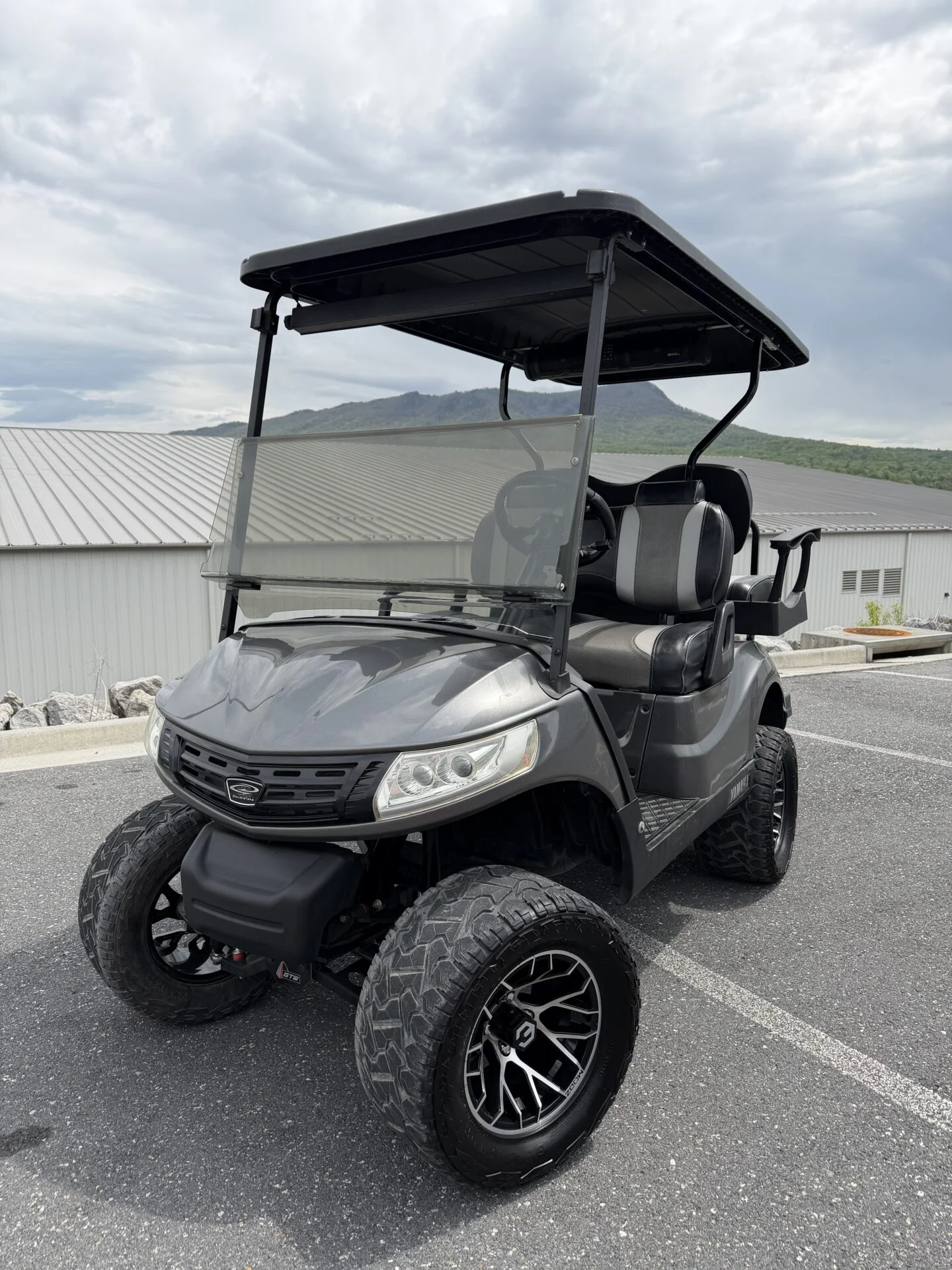 2018 Yamaha Drive 2 Gas 4 Passenger Golf Cart for Sale (Grey) (1)