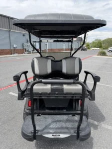 2018 Yamaha Drive 2 Gas 4 Passenger Golf Cart for Sale (Grey) (3)