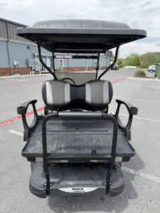 2018 Yamaha Drive 2 Gas 4 Passenger Golf Cart for Sale (Grey) (4)