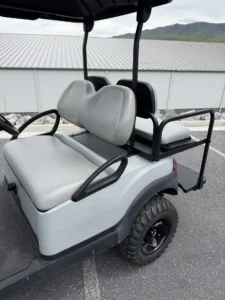 2020 Club Car Precedent Gas 4 Passenger Lifted Golf Cart for Sale (Grey) (2)