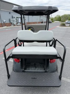 2020 Club Car Precedent Gas 4 Passenger Lifted Golf Cart for Sale (Grey) (3)