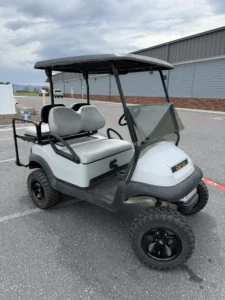 2020 Club Car Precedent Gas 4 Passenger Lifted Golf Cart for Sale (Grey) (5)