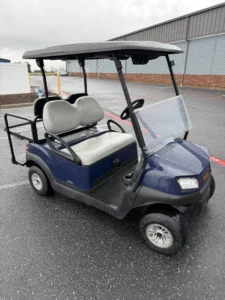 2020 Club Car Tempo 48 Volt Electric 4 Passenger Golf Cart for Sale (Blue) (5)