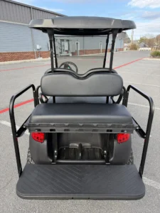 2021 Club Car Precedent 48 Volt Electric 4 Passenger Lifted Golf Cart for Sale (Black) (3)
