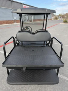 2021 Club Car Precedent 48 Volt Electric 4 Passenger Lifted Golf Cart for Sale (Black) (4)
