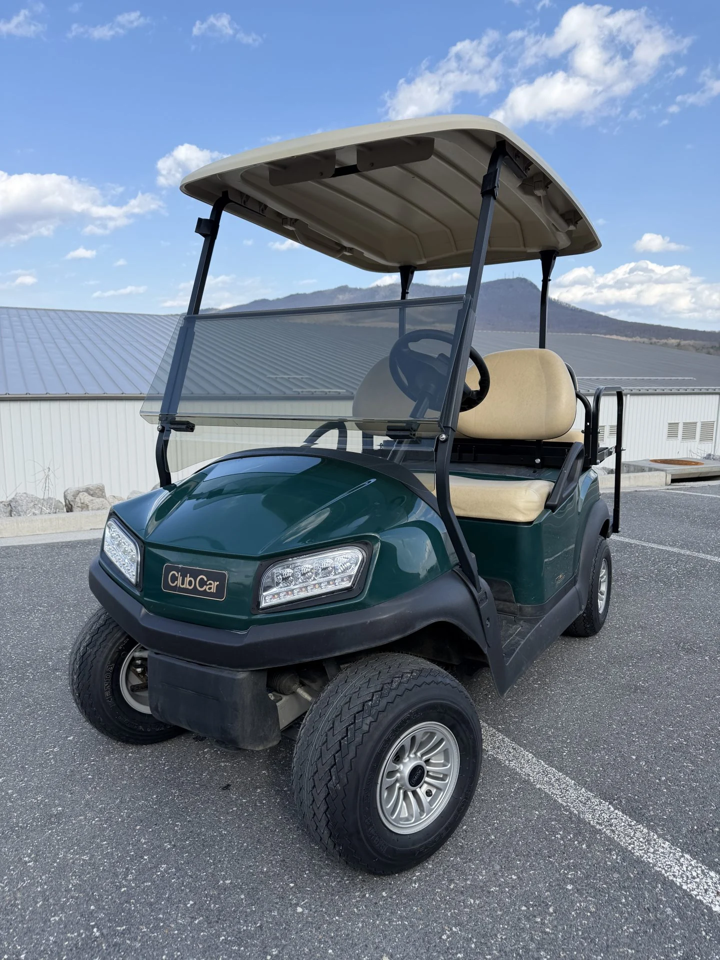 2021 Club Car Tempo 48 Volt Electric 4 Passenger Golf Cart for Sale (Green) (1)