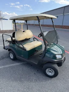 2021 Club Car Tempo 48 Volt Electric 4 Passenger Golf Cart for Sale (Green) (5)