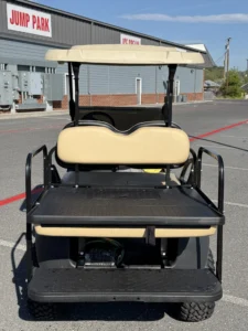 2021 Club Car Tempo 48 Volt Electric 4 Passenger Lifted Golf Cart for Sale (Black) (4)