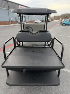 2022 Club Car Precedent 48 Volt Electric 4 Passenger Lifted Golf Cart for Sale (Grey) (4)