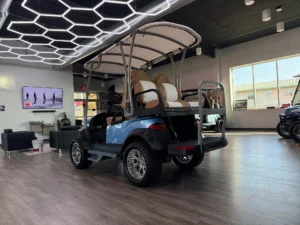 2023 Club Car Onward 4 Passenger Gasoline Golf Cart for Sale (Blue) (11)