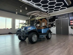 2023 Club Car Onward 4 Passenger Gasoline Golf Cart for Sale (Blue) (14)