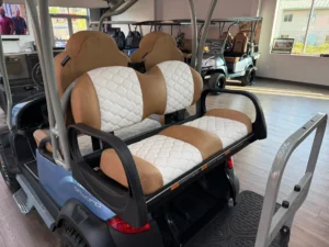 2023 Club Car Onward 4 Passenger Gasoline Golf Cart for Sale (Blue) (5)