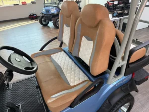 2023 Club Car Onward 4 Passenger Gasoline Golf Cart for Sale (Blue) (6)