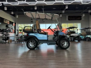 2023 Club Car Onward 4 Passenger Gasoline Golf Cart for Sale (Blue) (8)