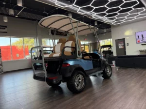 2023 Club Car Onward 4 Passenger Gasoline Golf Cart for Sale (Blue) (9)