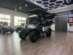 2026 Club Car Onward Lifted 4 Passenger Gasoline Golf Cart for Sale (Silver) (11)