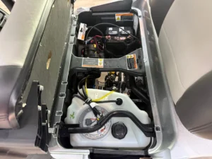 2026 Club Car Onward Lifted 4 Passenger Gasoline Golf Cart for Sale (Silver) (2)