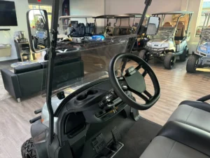 2026 Club Car Onward Lifted 4 Passenger Gasoline Golf Cart for Sale (Silver) (6)