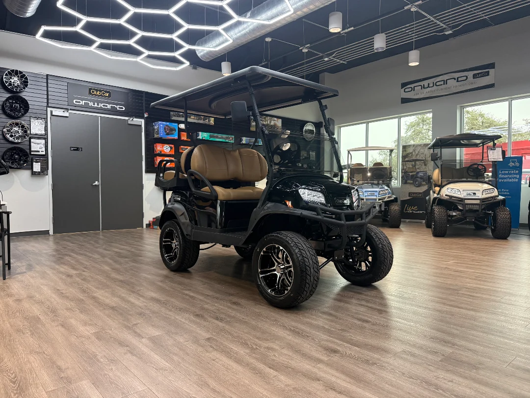 2026 Club Car Onward Lifted 4 Passenger Golf Cart for Sale (Black) (1)