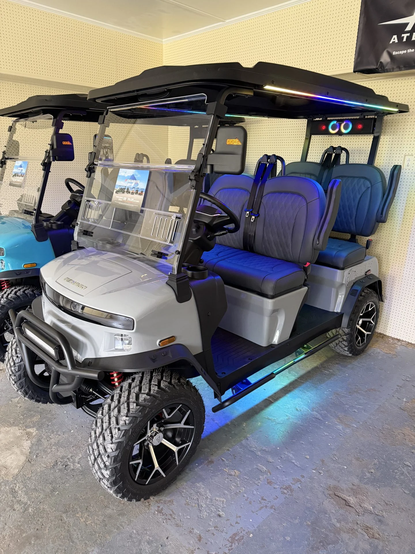 2026 Denago EV Rover XL Electric 4 Passenger Golf Cart for Sale (Grey) (1)