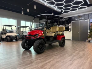 2026 E Z GO Liberty X 4 Passenger Golf Cart for Sale (Red) (3)