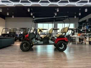 2026 E Z GO Liberty X 4 Passenger Golf Cart for Sale (Red) (4)