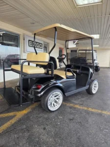 2017 E Z GO TXT Gas 4 Passenger Golf Cart for Sale(Black) (1)