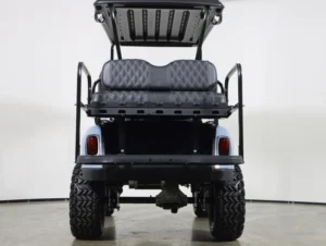 2019 E Z GO RXV Electric LIFTED 4 Passenger Golf Cart for Sale(Ocean Gray) (5)