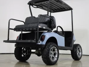2019 E Z GO RXV Electric LIFTED 4 Passenger Golf Cart for Sale(Ocean Gray) (6)