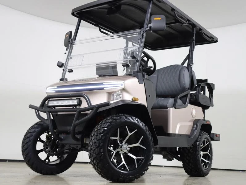 2026 Denago EV Nomad XL Lithium 4 Passenger Golf Cart for Sale(Champagne) (1)