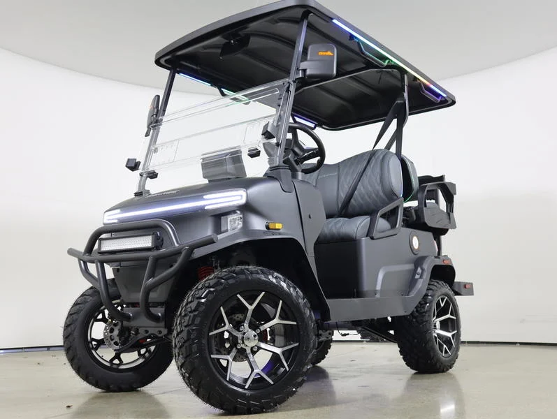 2026 Denago EV Nomad XL Lithium 4 Passenger Golf Cart for Sale(Matte Black) (1)