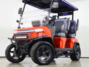 2026 Denago EV Rover XL Lithium 4 Passenger Golf Cart for Sale (Scarlet) (1)