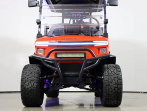 2026 Denago EV Rover XL Lithium 4 Passenger Golf Cart for Sale (Scarlet) (2)