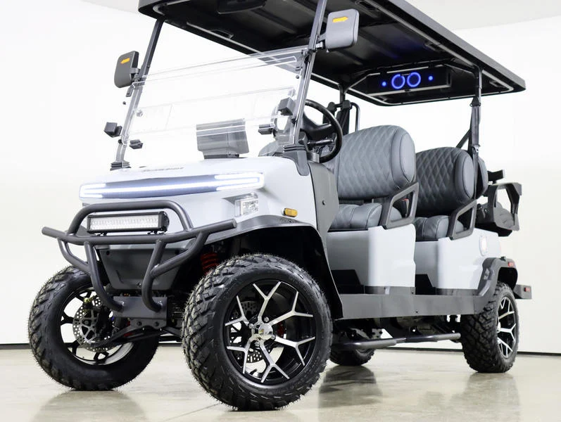 2026 Denago EV Rover XL6 Lithium 6 Passenger Golf Cart for Sale(Gray) (1)