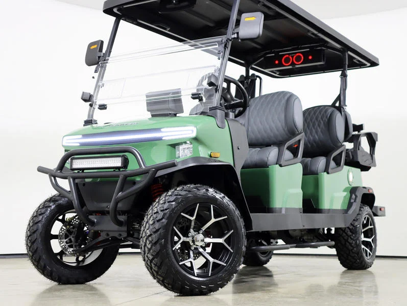 2026 Denago EV Rover XL6 Lithium 6 Passenger Golf Cart for Sale(Verdant Green) (1)