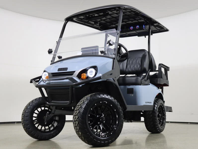 2026 E Z GO Express 4 Summit XTL EFI Gas 4 Passenger Golf Cart for Sale(Ocean Gray) (1)